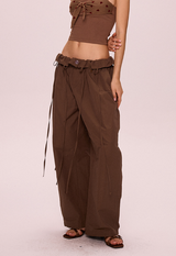 Wide-Leg Slacks