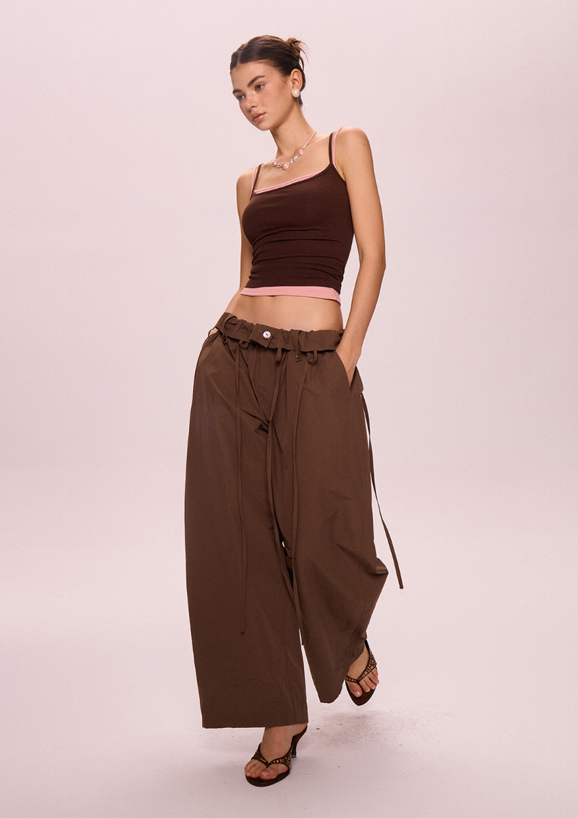 Wide-Leg Slacks