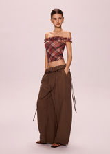 Wide-Leg Slacks