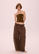 Wide-Leg Slacks