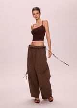 Wide-Leg Slacks