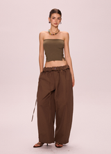 Wide-Leg Slacks