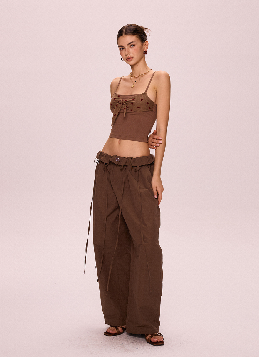 Wide-Leg Slacks