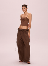 Wide-Leg Slacks