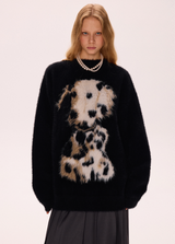 Puppy Print Sweater
