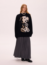 Puppy Print Sweater