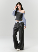 Contrast Top & Pants