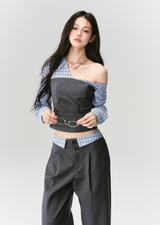 Contrast Top & Pants