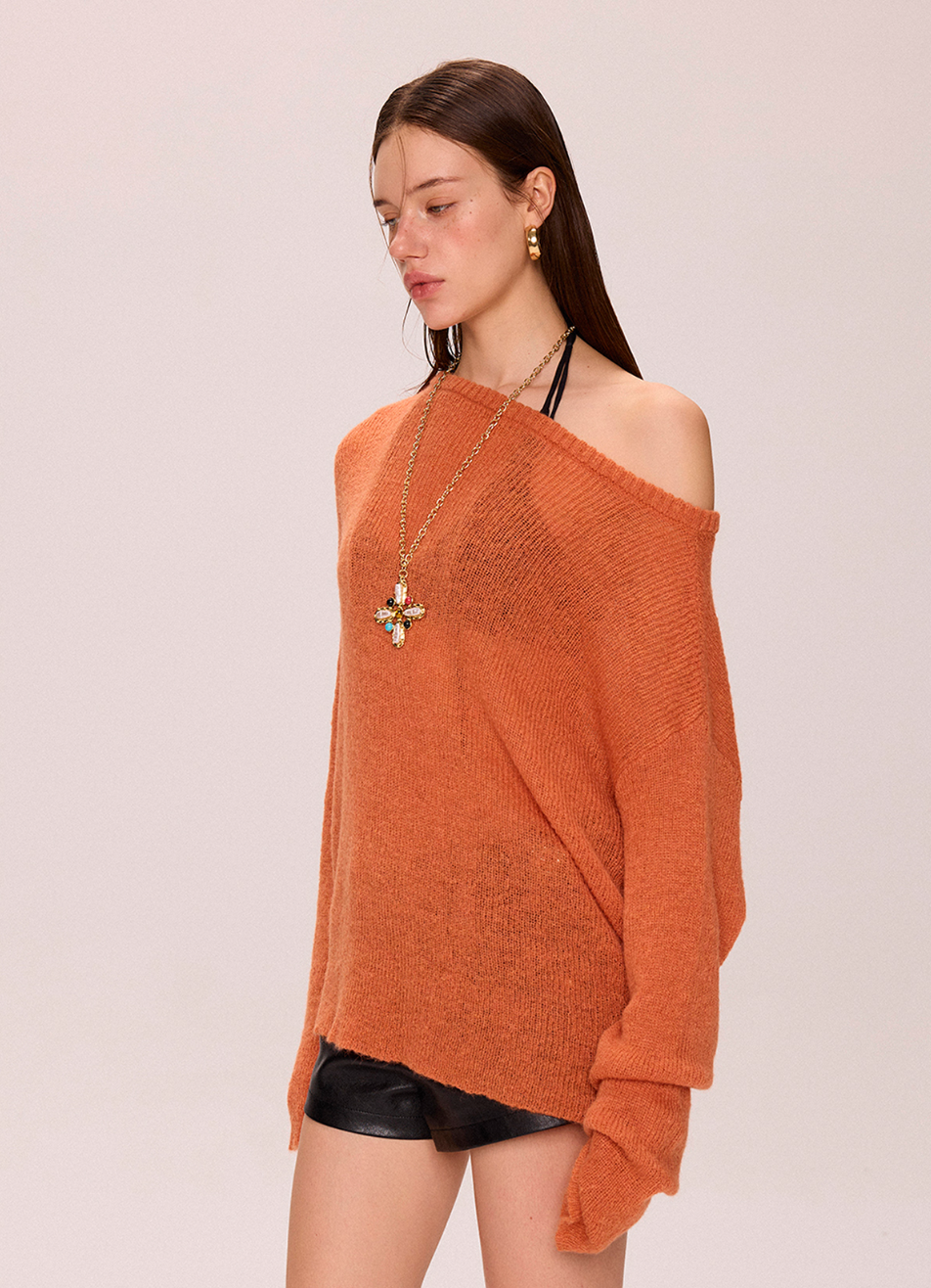 Orange Sweater