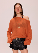 Orange Sweater