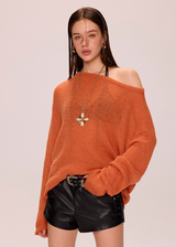 Orange Sweater