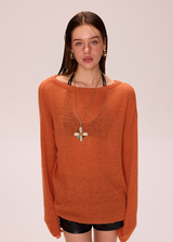 Orange Sweater