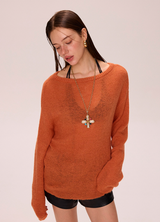 Orange Sweater