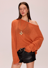 Orange Sweater