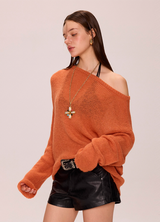 Orange Sweater