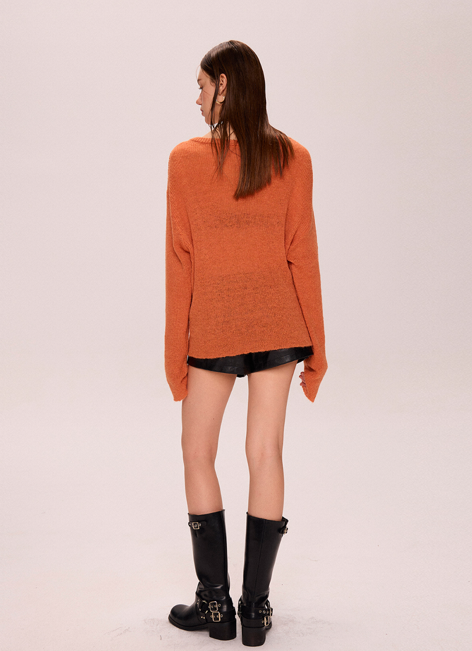 Orange Sweater