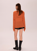 Orange Sweater