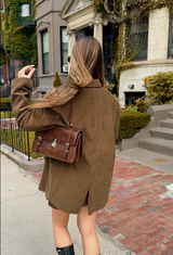 Leather Square Bag