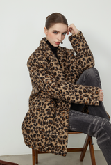 Leopard Blazer Coat