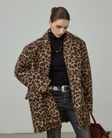 Leopard Blazer Coat