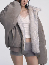 Fleece Hooded Jacket