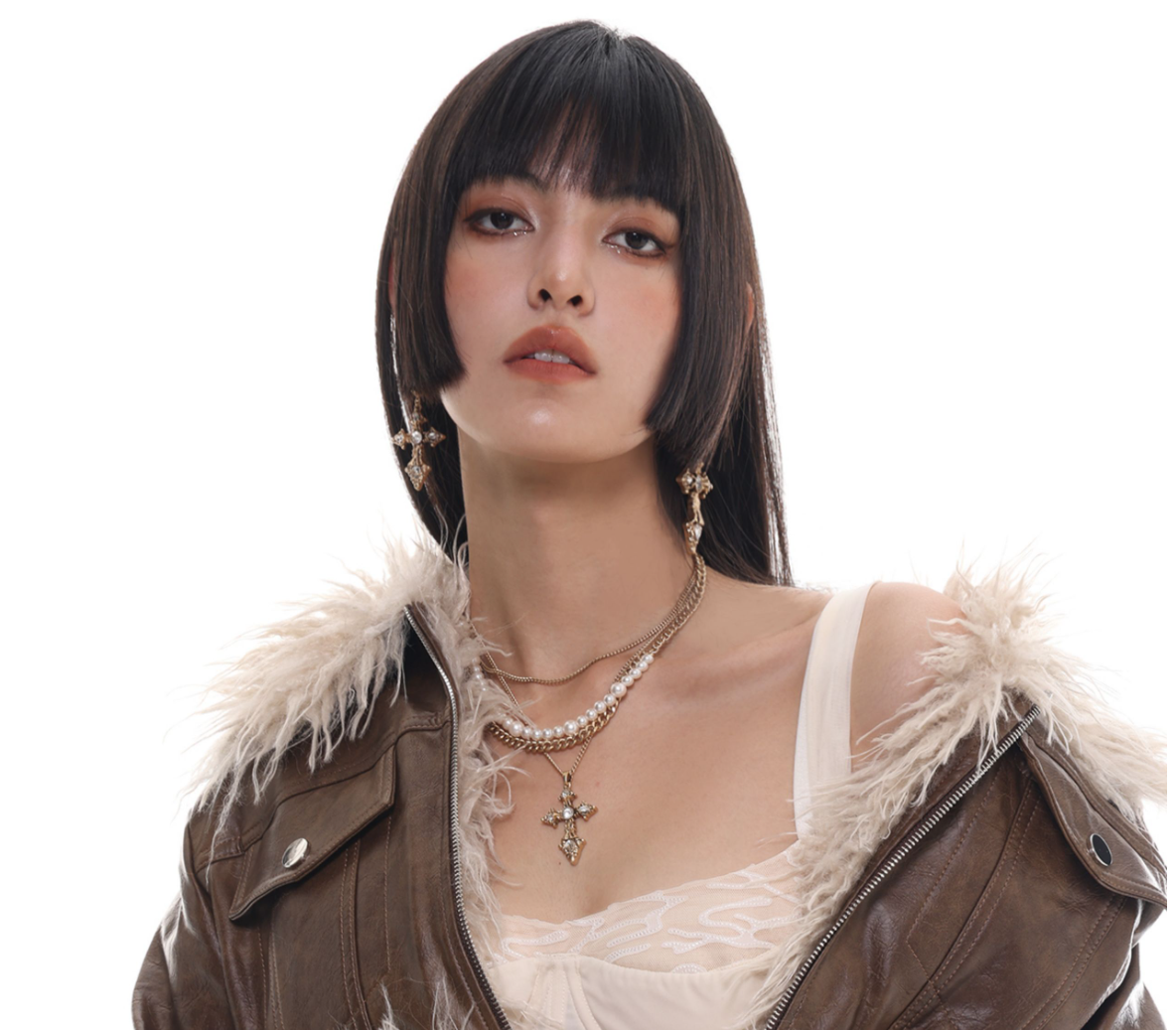 Pearl Cross Necklace