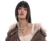 Pearl Cross Necklace