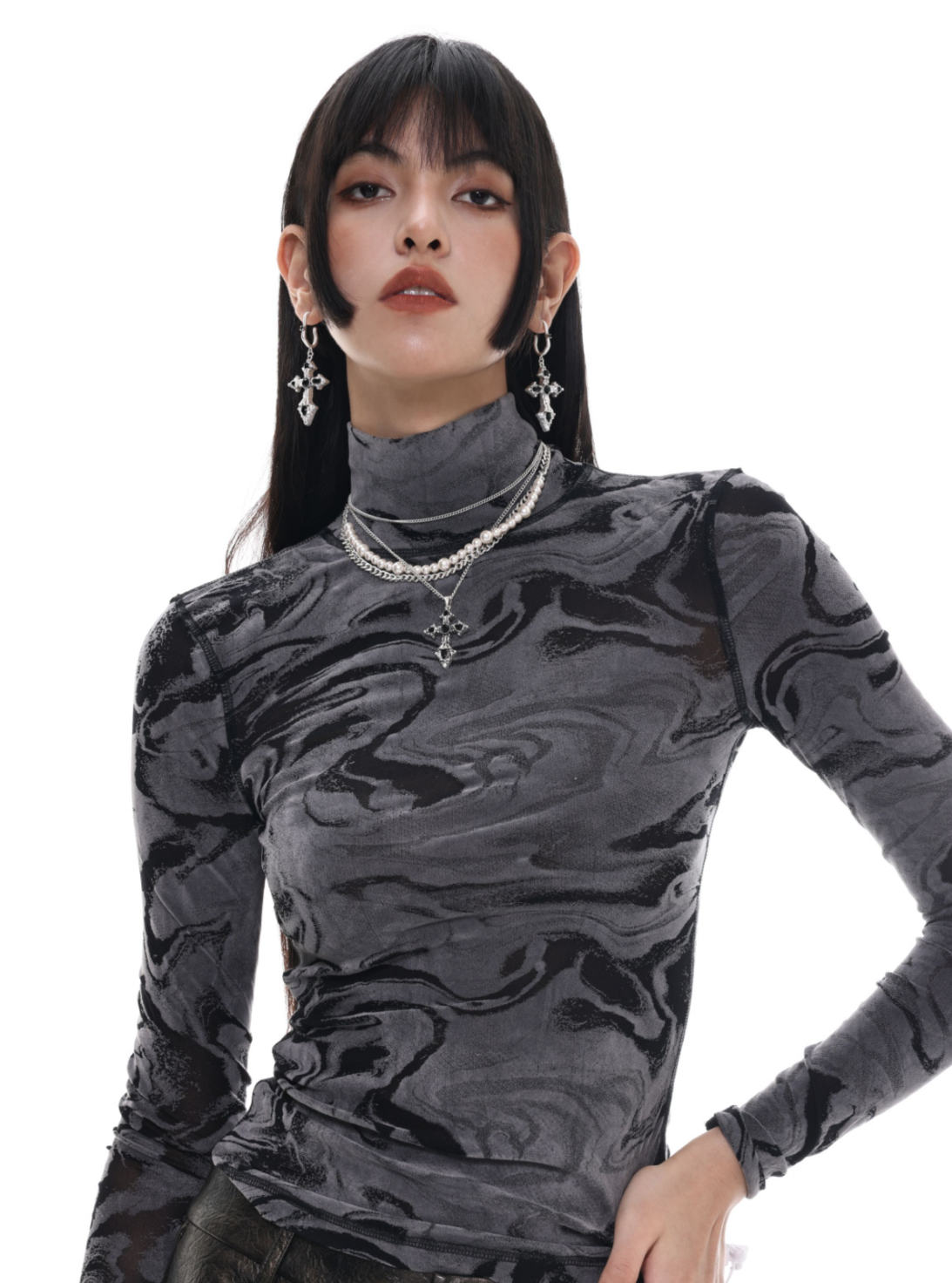 Pearl Cross Necklace