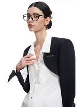 Black White Shirt Suit