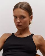 Gold C-Hoop Earrings