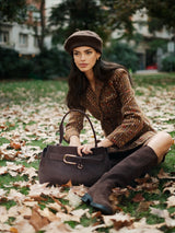 Plaid Tweed Jacket / Skirt