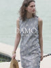 Jacquard Side Buckle Dress